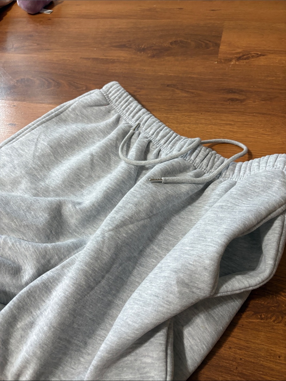 Gray Drawstring Sweatpants - Picture 2 of 3